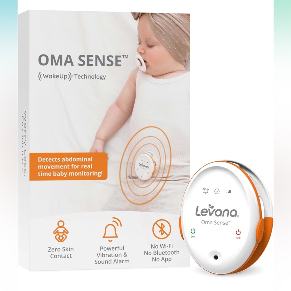 Levana Oma Sense- Baby Abdominal Movement Monitor NIB